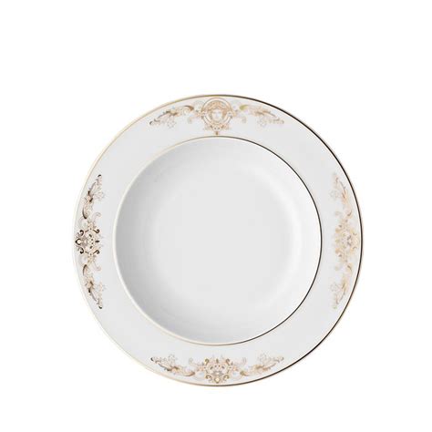 Versace Rosenthal Meets Medusa Gala Rimmed Soup Bowl